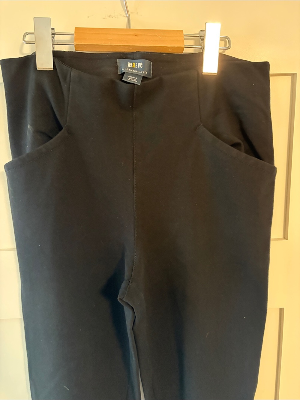 Maeve Black High-Rise Pocket Leggings
